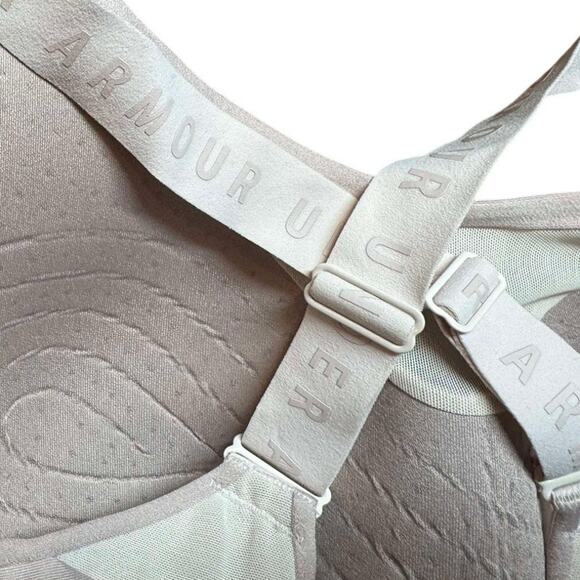 Under Armour Women's UA Infinity Light Pink High Sports Bra Size 2XL - Picture 9 of 11